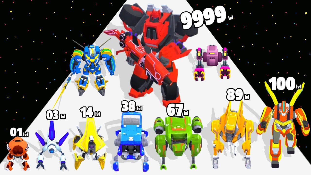 Robots Evolution Run 3D - Level Up Robot Max Level Gameplay ( New Update) Part 2