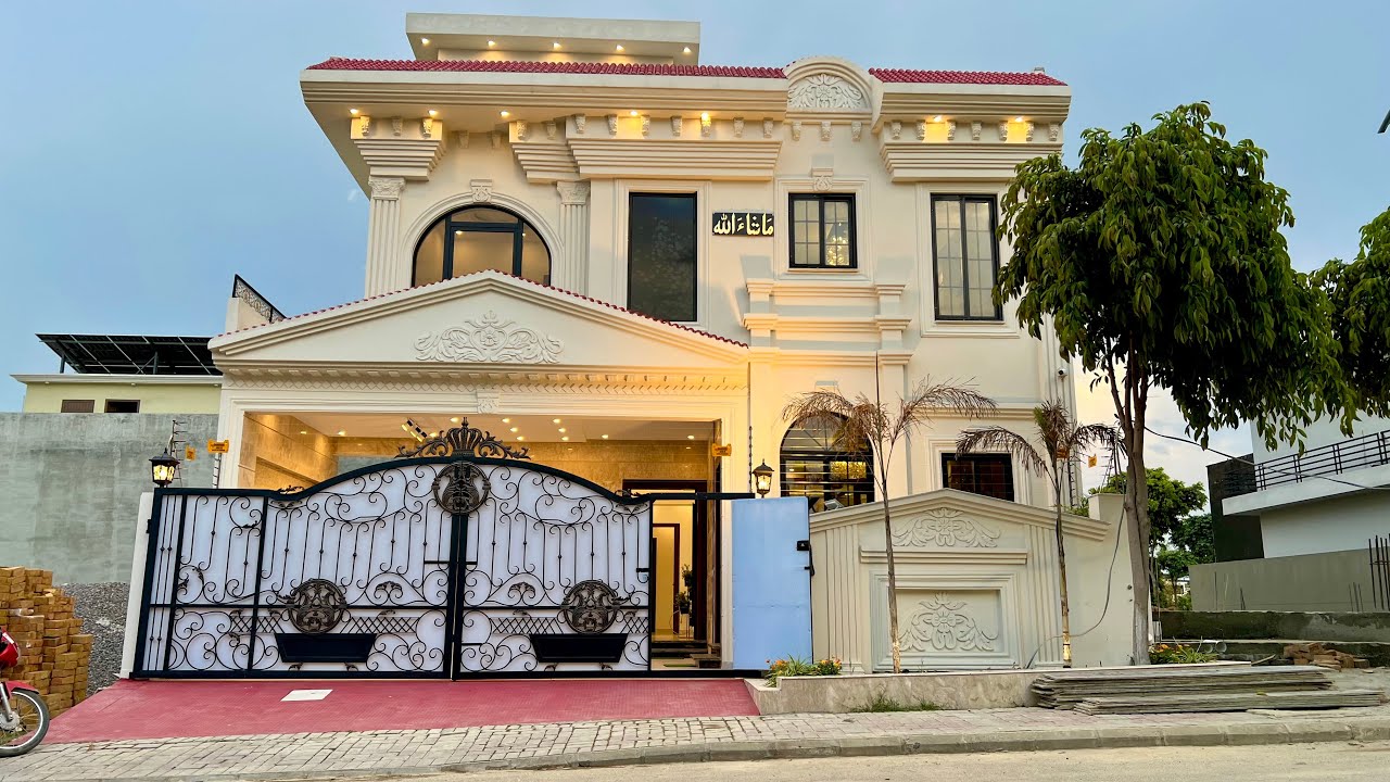 10 Marla Spanish design semi furnished luxury house for sale in top city-1 Islamabad 