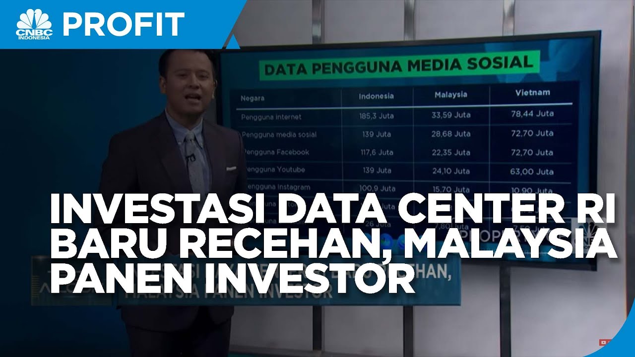 Investasi Data Center RI Baru Recehan, Malaysia Panen Investor