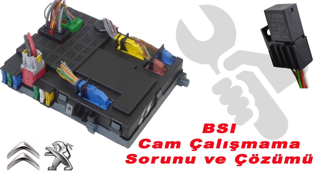BSI CAM SORUNU ve ÇÖZÜMÜ !! #xsara #citroen #pejo #psa #bsi #tamir #elektronik #beyin #bozukcam