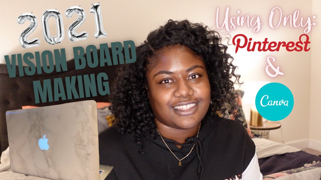 How to Make a Vision Board 2021 | Using Only Pinterest and Canva | Kaitlin Millie
