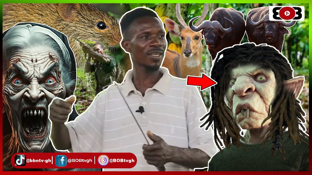 HUNTING CREATURES:A short old man with Black Rasta & sharp teeth’s angrïly frowned at us during hunt