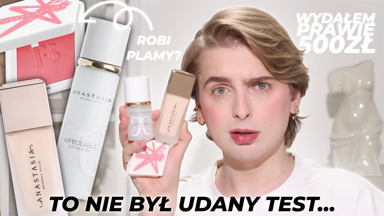 Kolor tego podkładu to… testujemy ABH Impeccable podkład i mgiełka + róż Cheeks Suede od Fenty