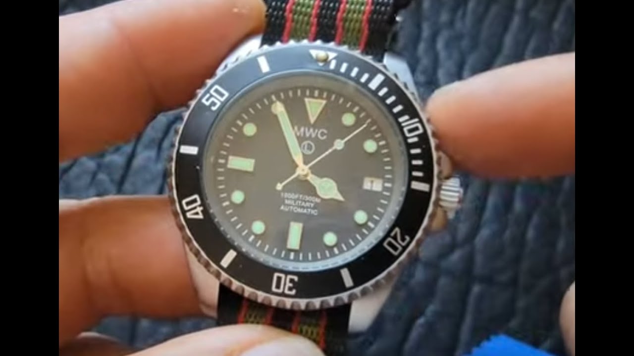 MWC 300m Automatic Military Divers Watch: Review & Crystal Cleaning