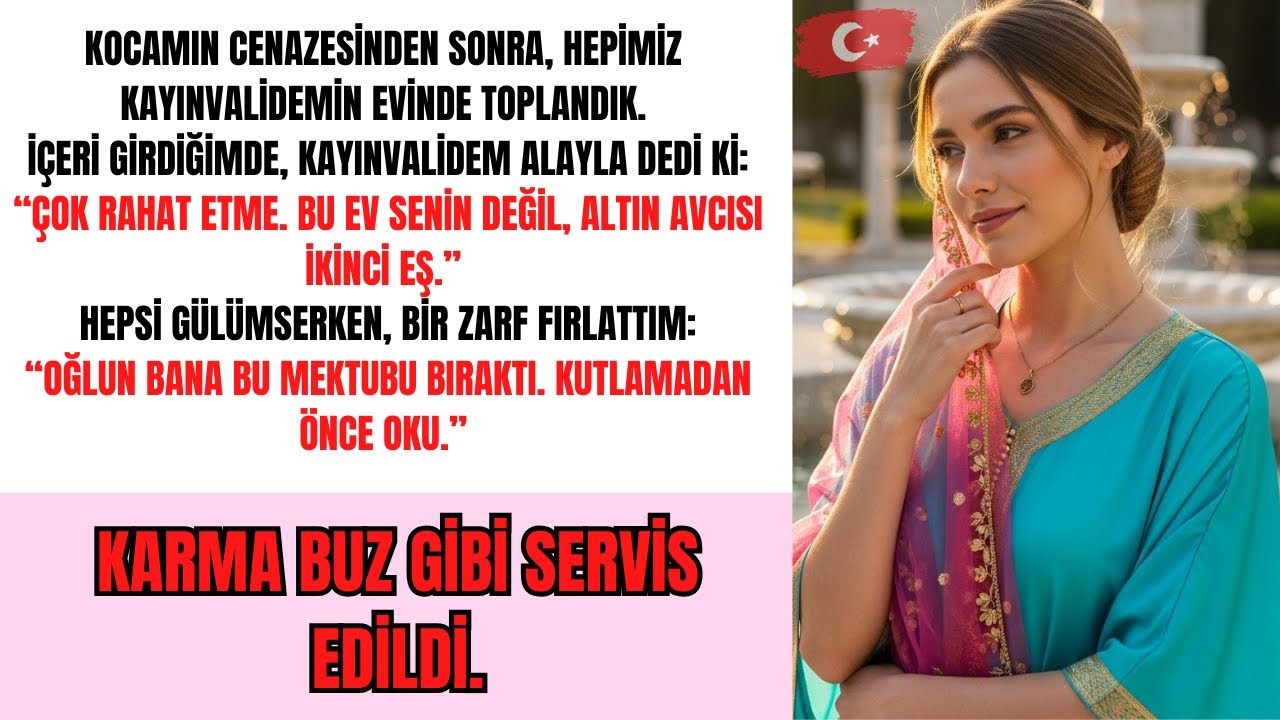 Kayınvalidem cenazede ailemin önünde beni aşağıladı — mektubu okuyana kadar