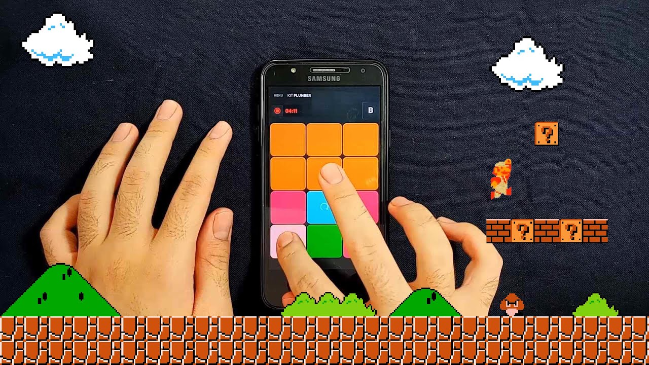 Super Mario Bros Theme, but i play it on my phone - Super Mario Theme on Super Pads