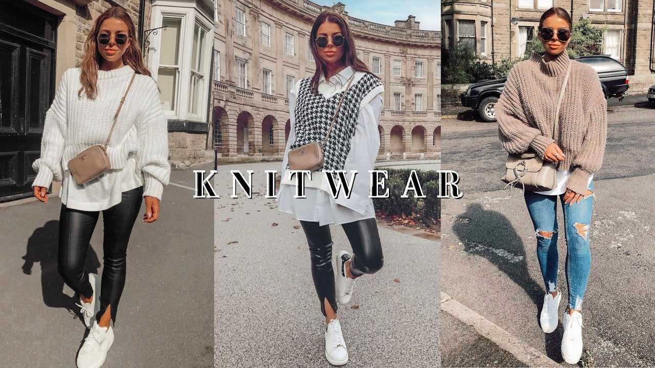 AUTUMN WINTER OUTFIT IDEAS | HOW TO STYLE KNITWEAR