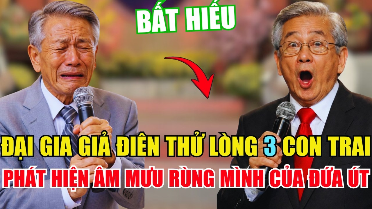 Đại Gia Giả Mất Trí Thử Lòng 3 Quý Tử, Bàng Hoàng Phát Hiện Âm Mưu Tàn Độc Của Con Út