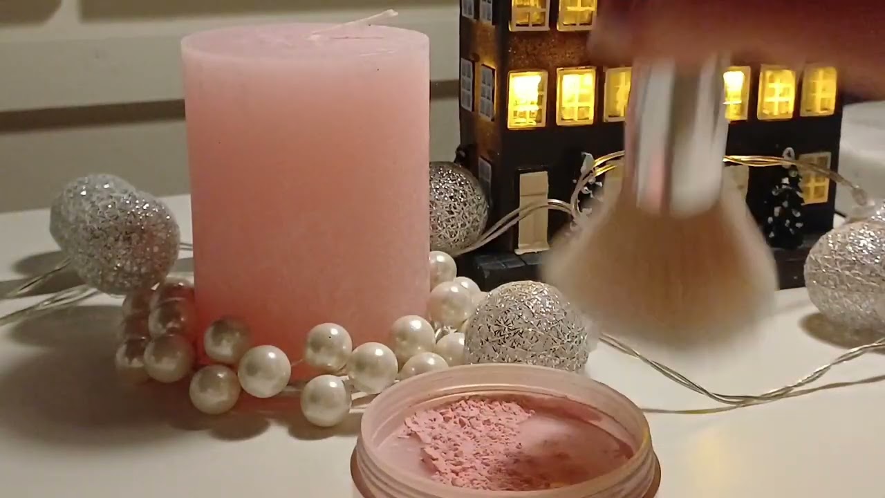 ASMR | Doing Your Makeup For A Christmas Party💋 RP | Makeup Sounds | 24 Days Of Christmas | Day 17