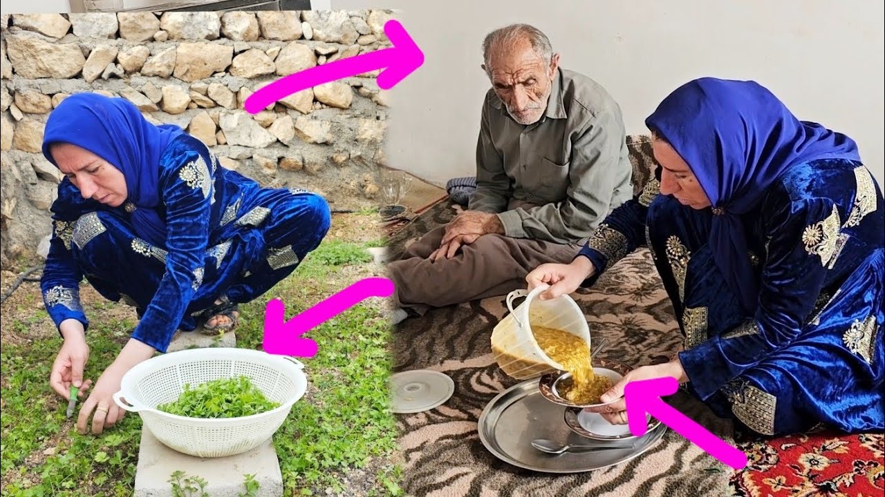 Razieh's concern for her father: The father's joy at meeting his daughter