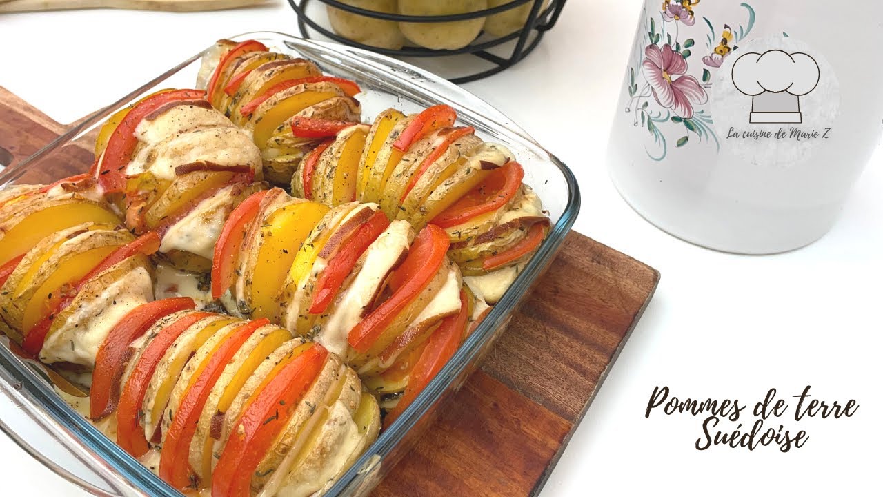Délicieuses pommes de terre à la suédoise, fromage à raclette  !
