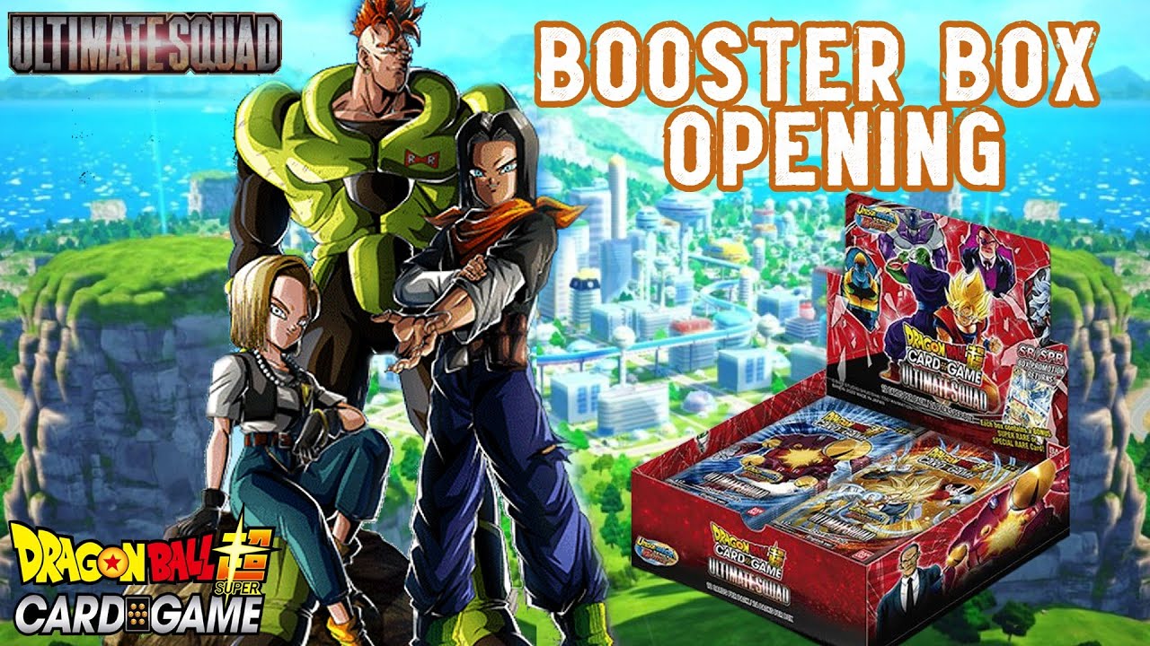 GOT THIS  ULTIMATE SQUAD BOX FROM AMERICA😅 BOOSTER BOX OPENING DRAGON BALL SUPER CARD GAME