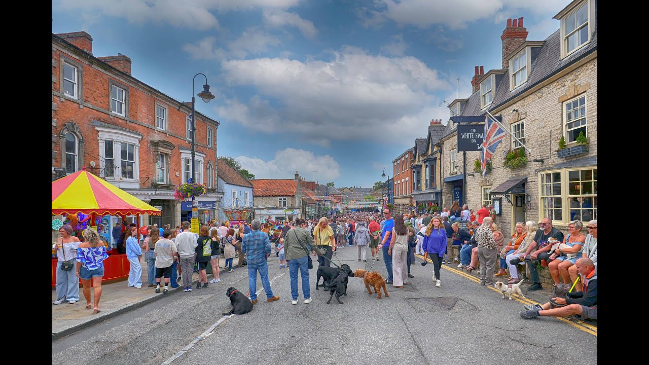 Pickering Music Rock 2025 North Yorkshire England. Music food family fun and rides