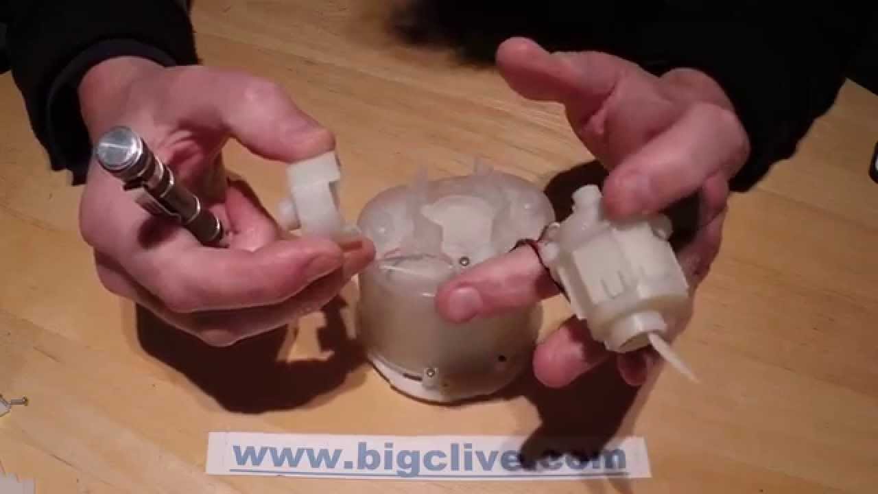 A look inside a Luminara waterproof outdoor LED candle.