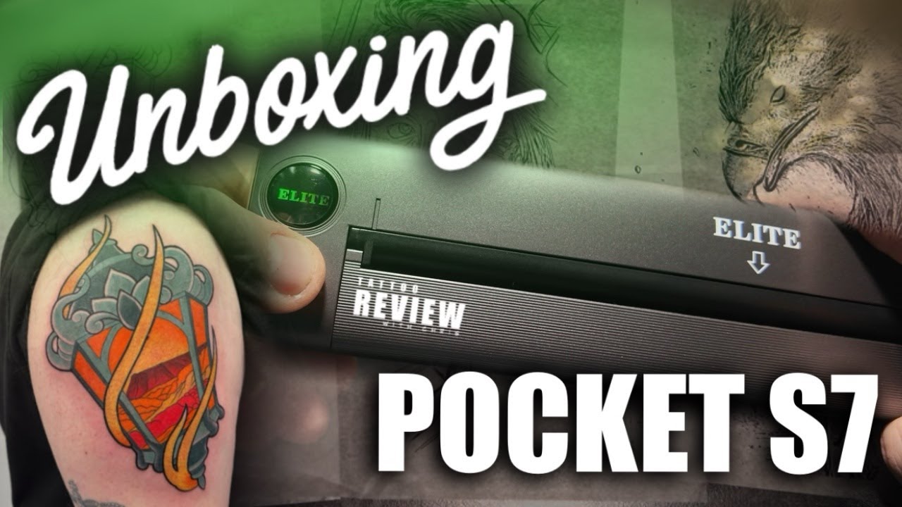 This $269 Wireless Tattoo Stencil Printer Changed My Setup | Elite Pocket S7 Unboxing