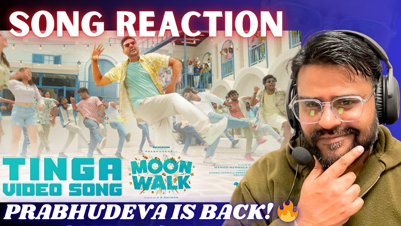 Tinga Video Song reaction - Moonwalk | A R Rahman | Prabhudeva | bindaas Bharti| BINDAAS BHARTII