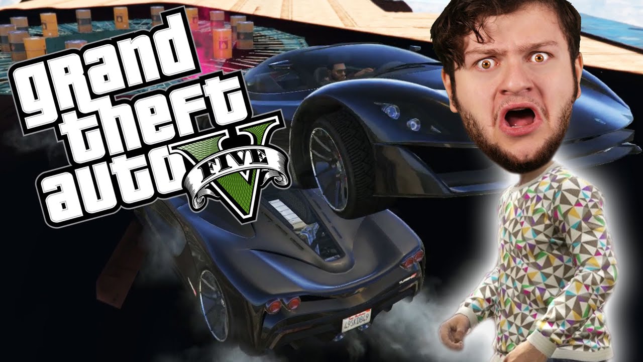 GTA 5 PC Online Funny Moments - BLENDER DERBY! (Custom Games)