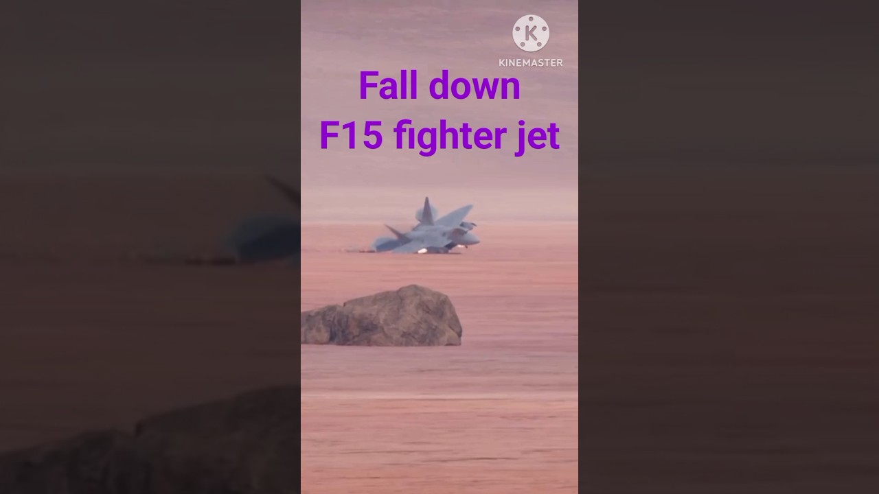 Fall down F15 fighter jet #breaking_news #missile