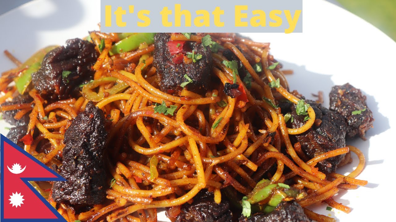 Sukuti Chowmein | Super Easy Super Delicious | Homefoodbuzz