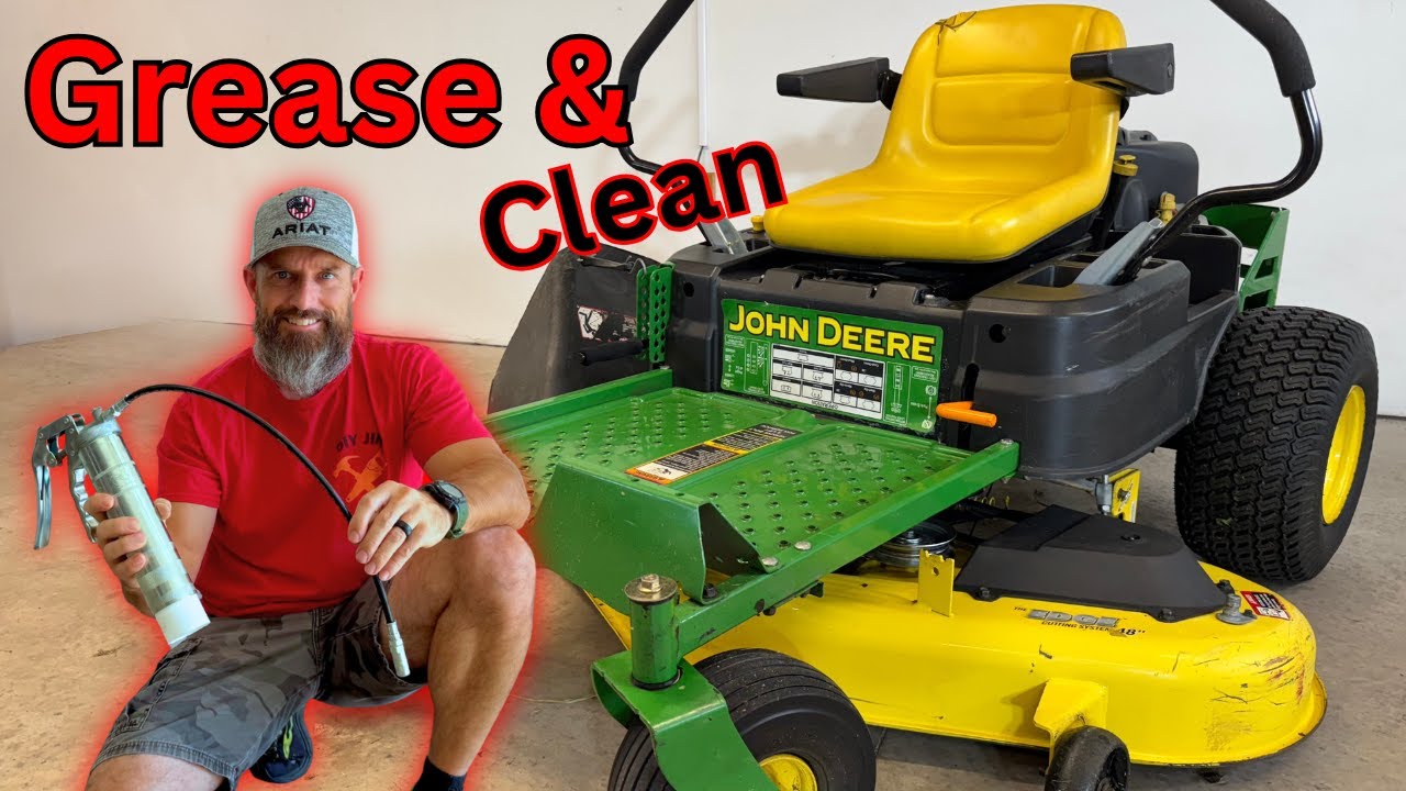 Как смазать John Deere Z255 Zero Turn (простые советы по обслуживанию)