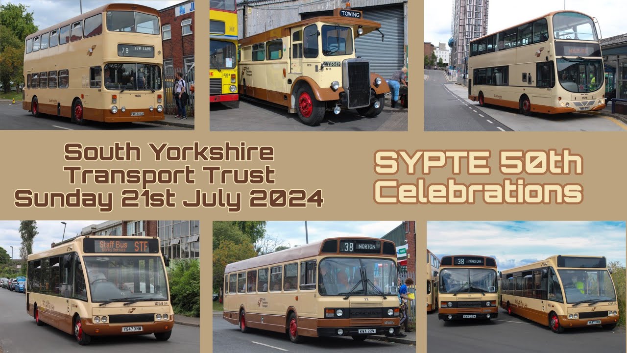 South Yorkshire Transport Trust 50th Anniversary of SYPTE  2024