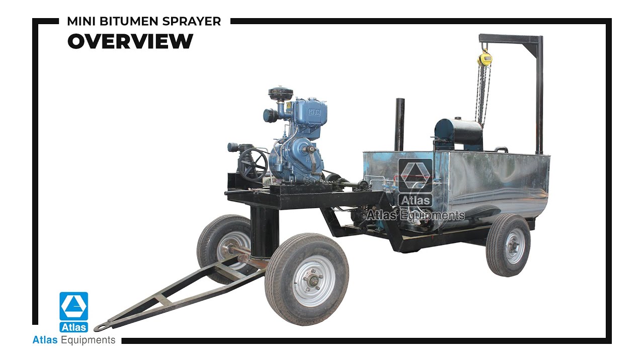 Mini bitumen sprayer - overview