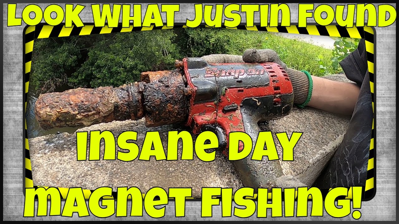Crazy finds magnet fishing in this downtown creek?