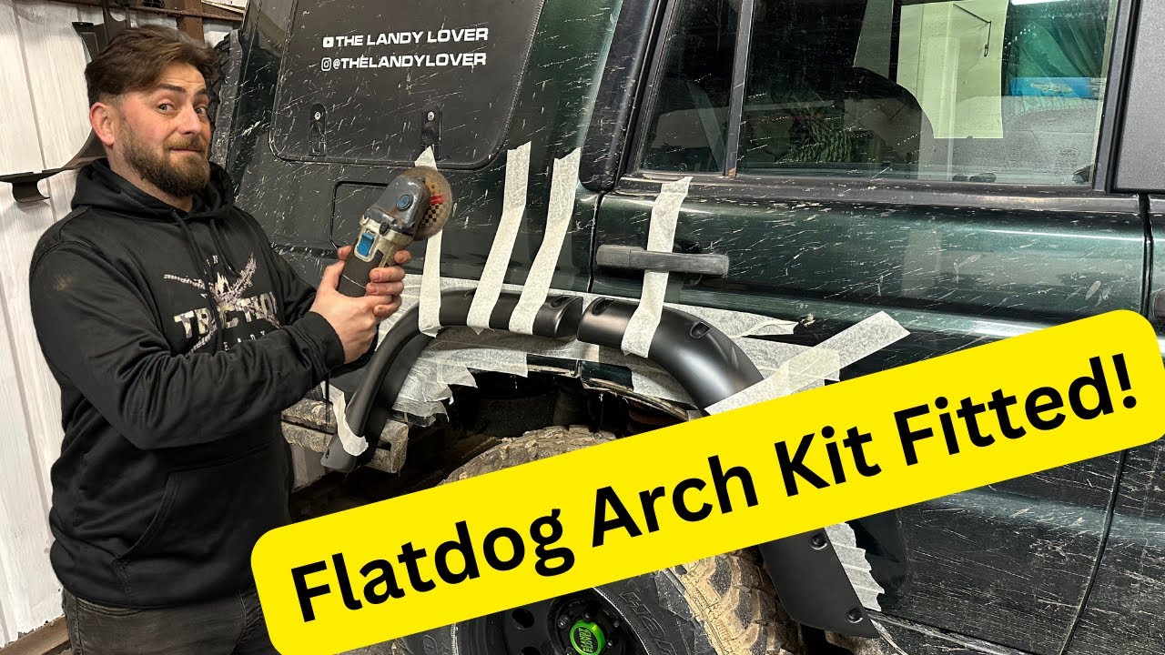 How To Fit Flatdog Wide Arches To Your Land Rover - Wide Arch Kit Fitted