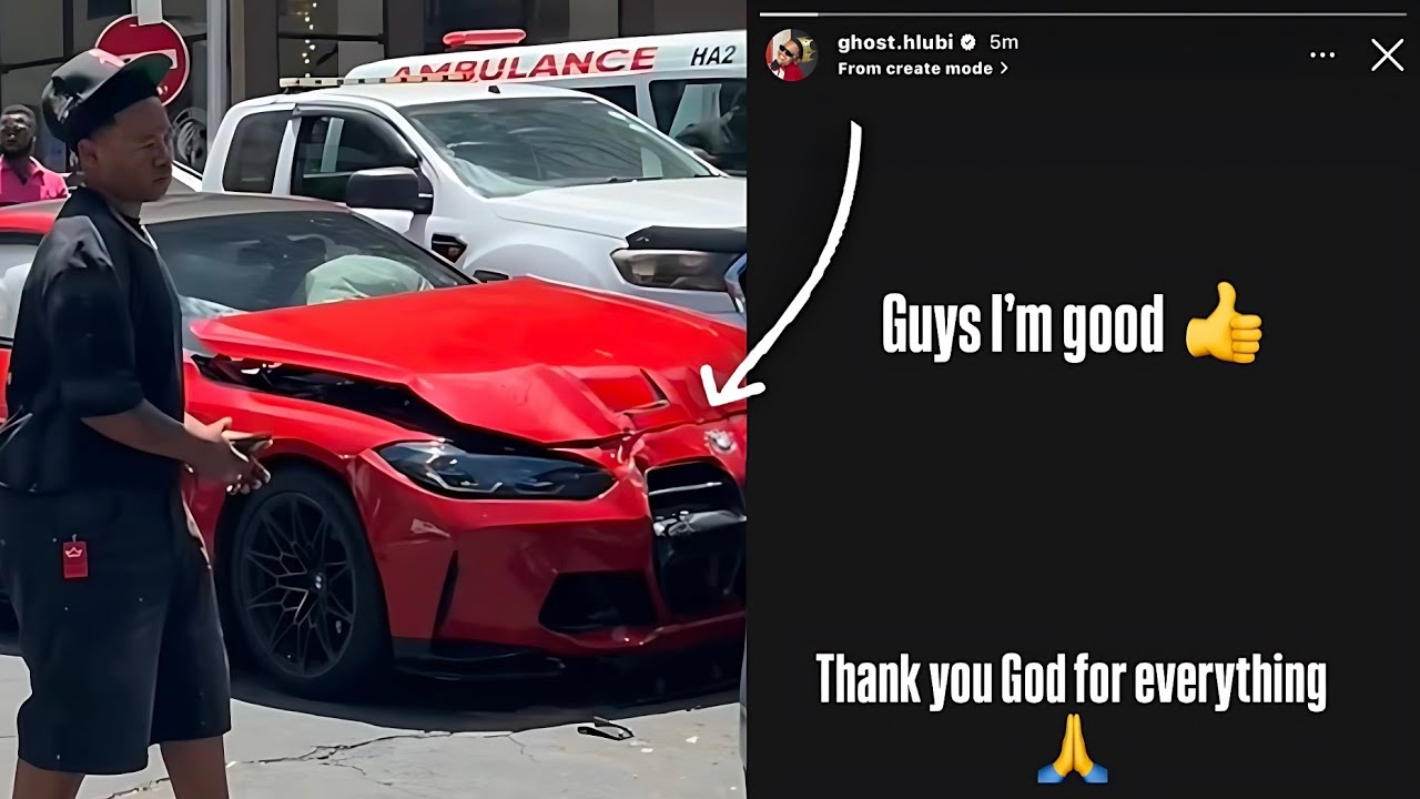 Ghost Hlubi Gets In A Car Accident | All Angles 