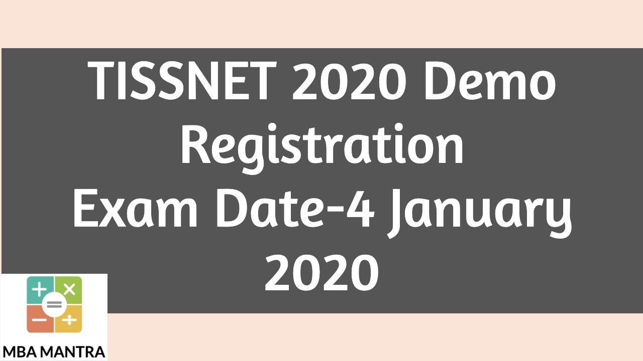 TISSNET 2020 Registration