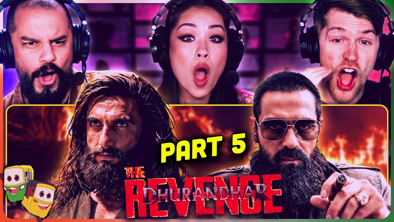 Часть 5 &mdash; DHURANDHAR 2: THE REVENGE &mdash; Реакция на фильм! | Ранвир Сингх | Санджай Датт | Адитья Дхар