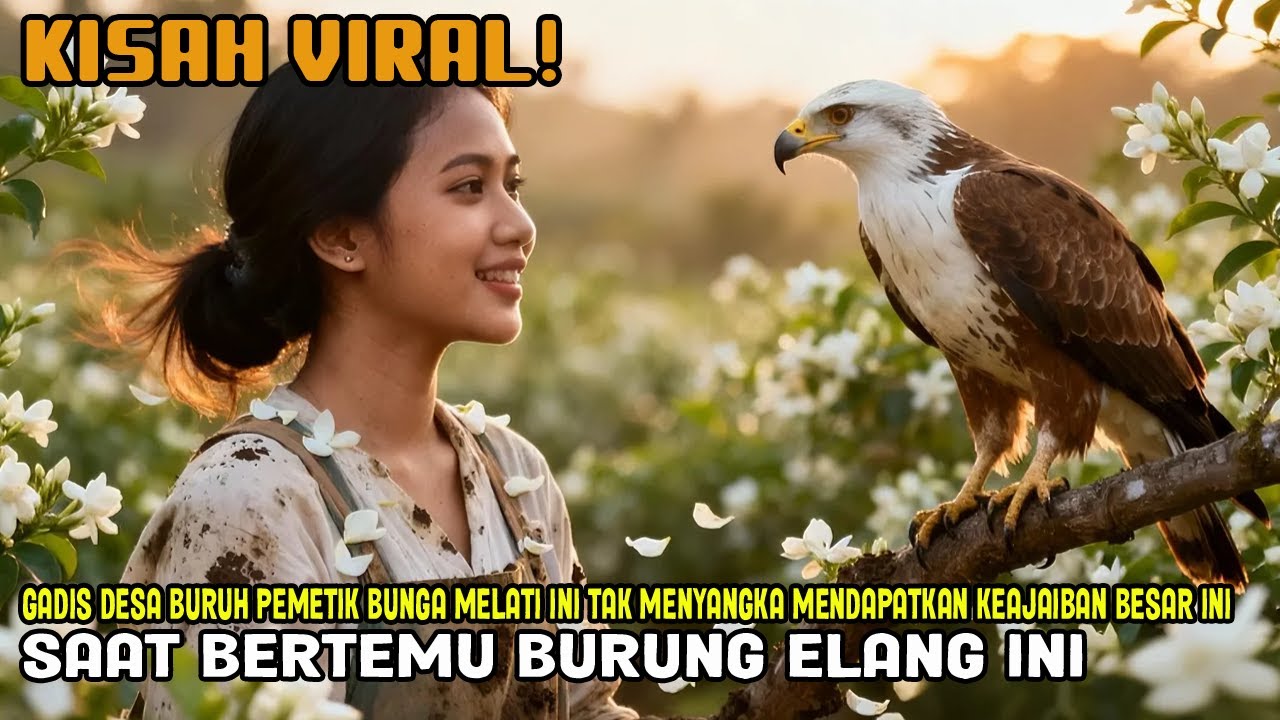 VIRAL! GADIS DESA BURUH PEMETIK BUNGA MELATI MENDAPATKAN KEAJAIBAN BESAR SAAT BERTEMU BURUNG ELANG