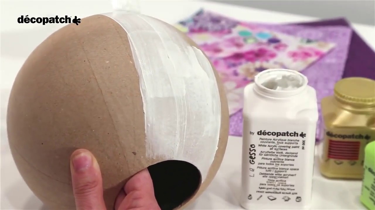Decopatch a Round Bowl