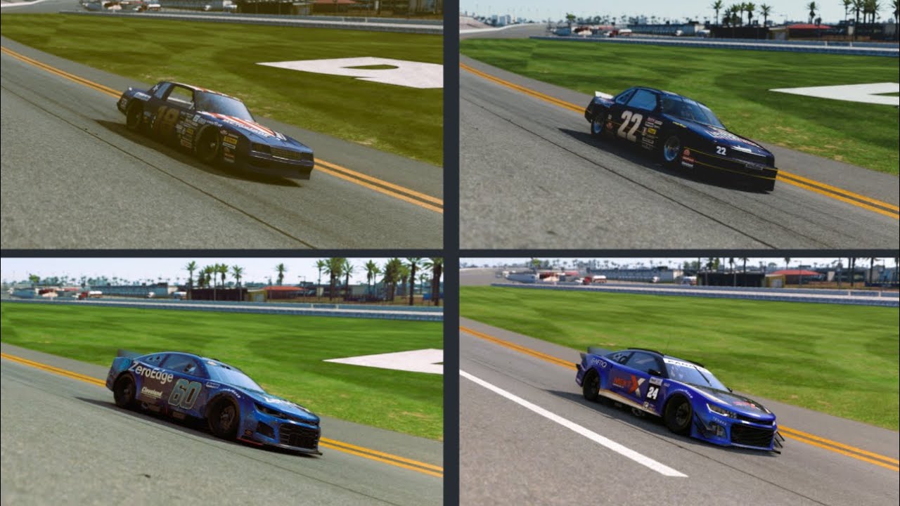 4 generations of NASCAR cars!
