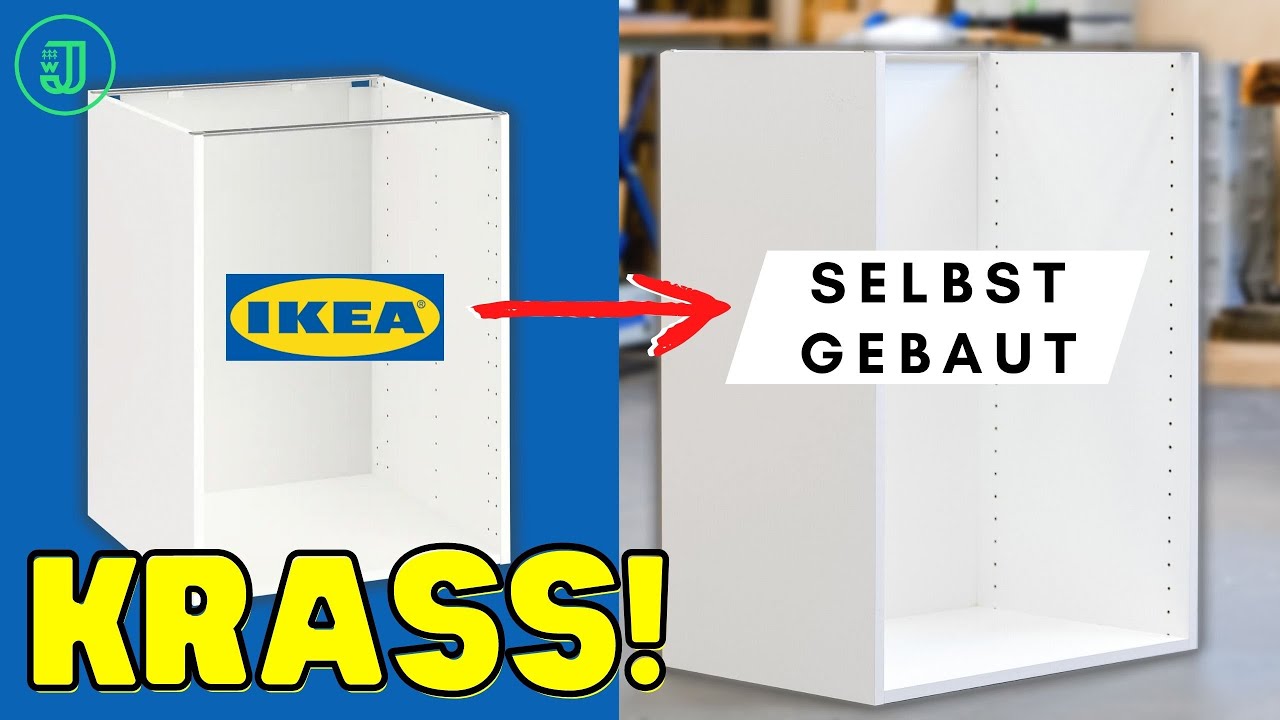 Günstiger als das Original? IKEA KÜCHENSCHRANK einfach selber bauen | Jonas Winkler