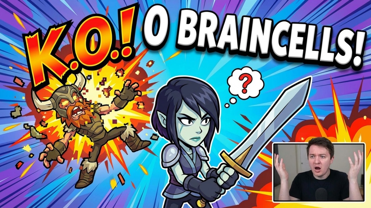 Мои движения ужасны, но мне 100% везёт. Геймплей Brawlhalla.