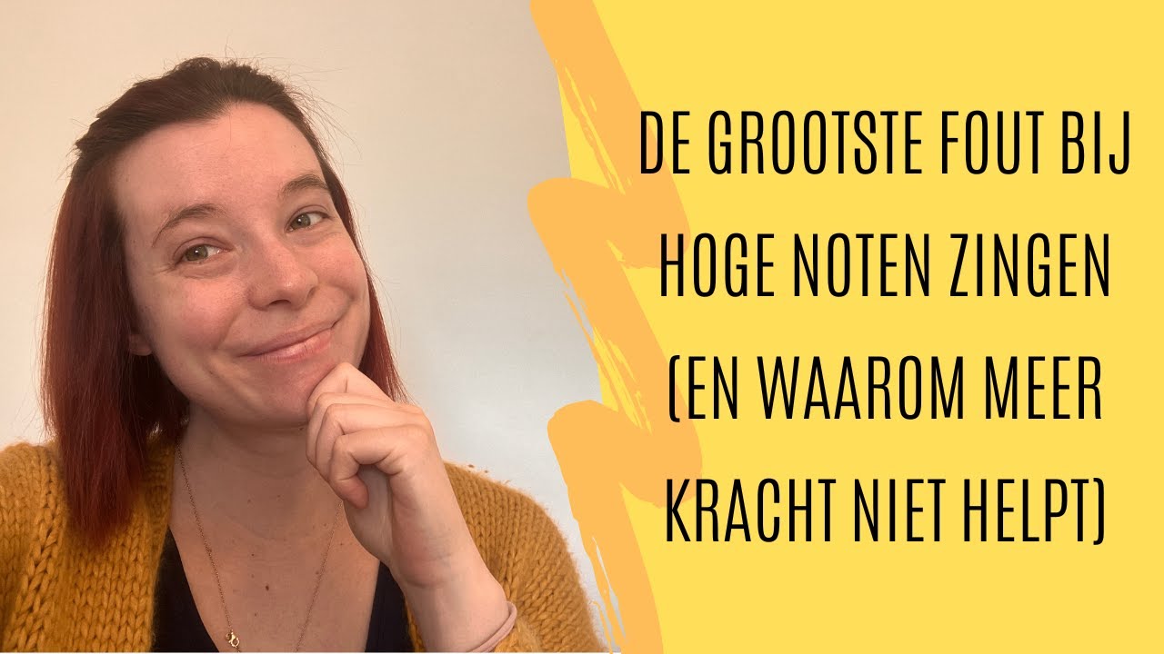 De Grootste Fout bij Hoge Noten Zingen (En Waarom Meer Kracht Niet Helpt)