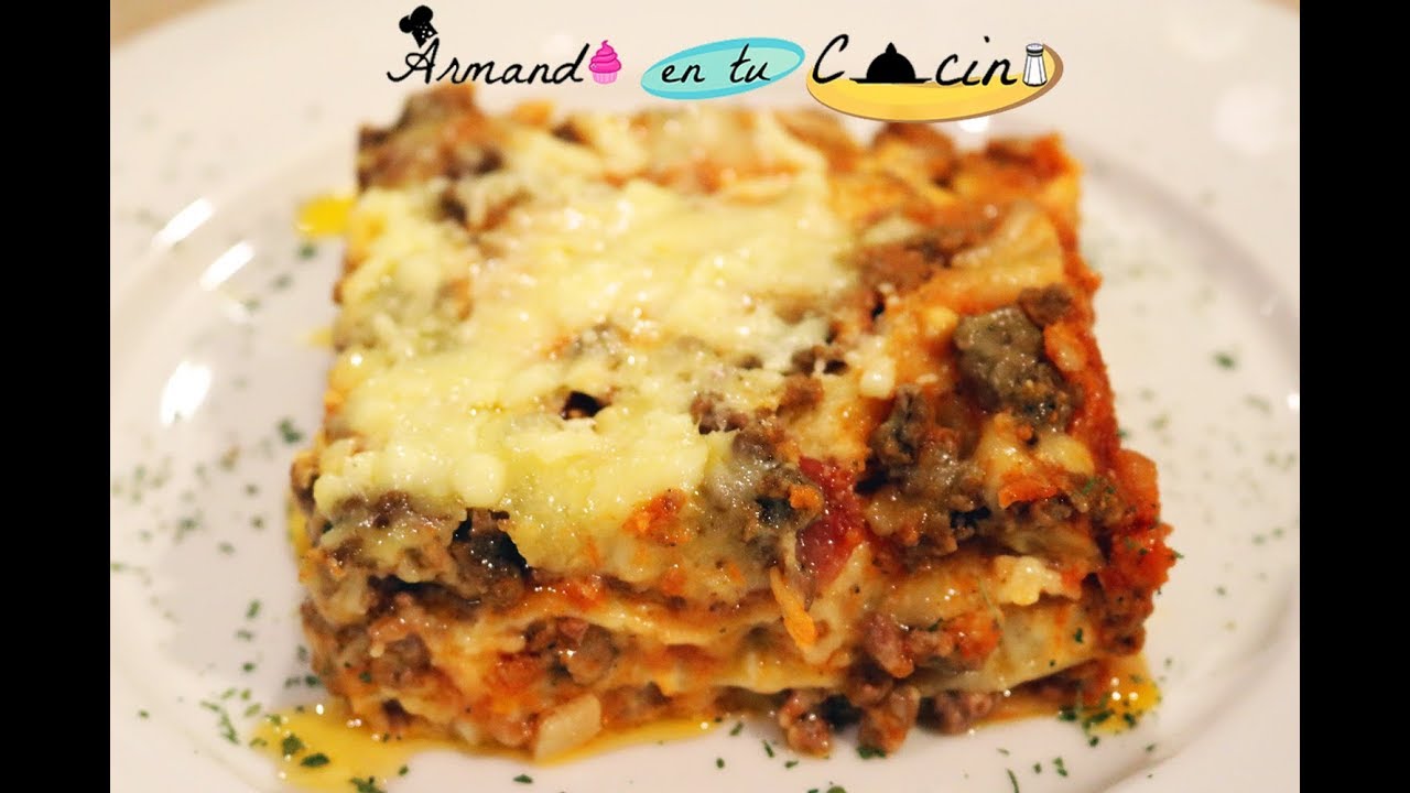 Lasagña En Microondas muy facil y rapida