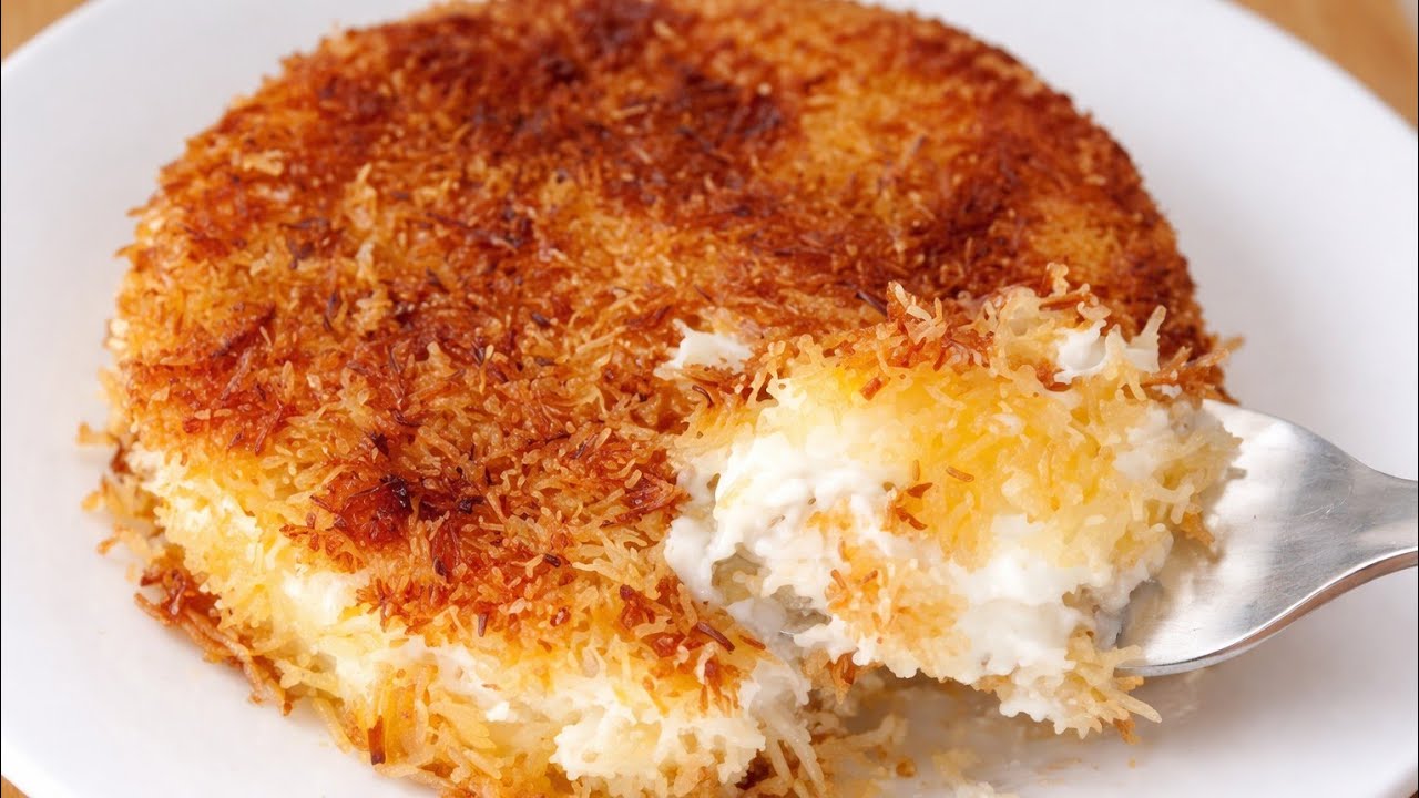 दुनिया की सबसे आसान चीजी अरेबियन स्वीट🤤 | Simple & Tasty Sweet चीजी कुनाफा l ramzan special 