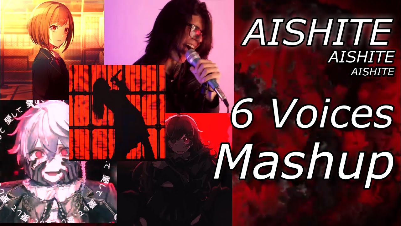 (3D AUDIO) Aishite Aishite Aishite - Kikuo | 6 Voices MASHUP