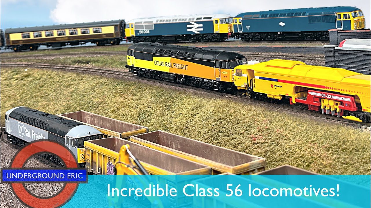 Is this the UKs best ever model?? Cavalex Class 56 close look and running.