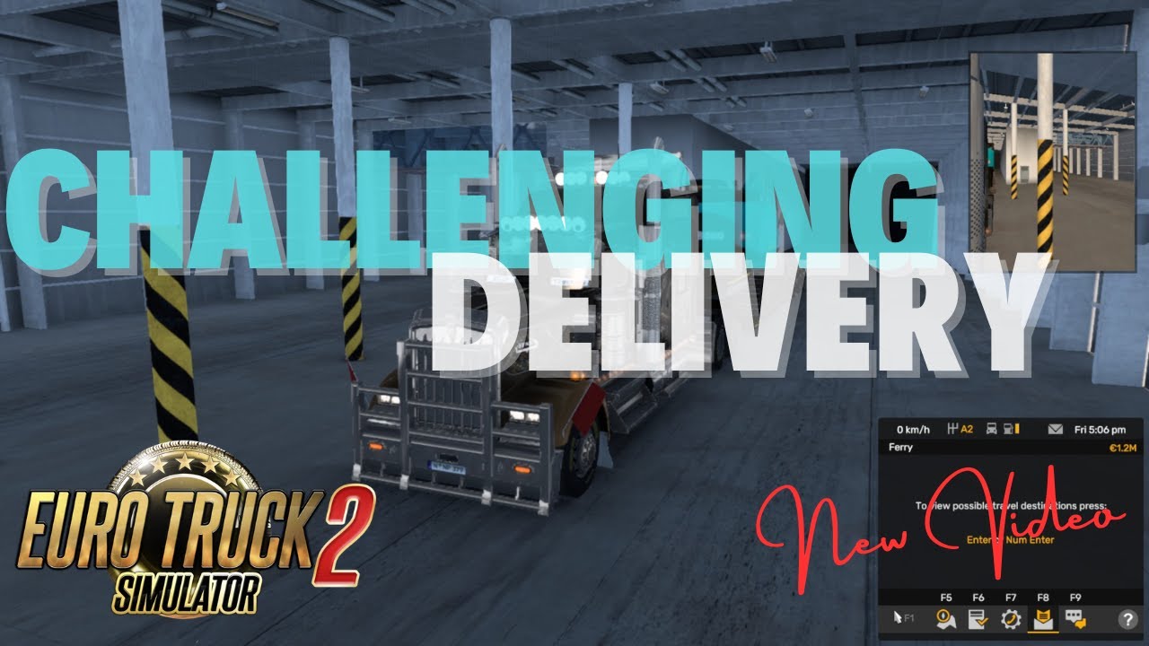 Mission Impossible? Delivering to France! 🚚 Can I Survive ??  ETS2 | Wheel Loader Delivery Completed