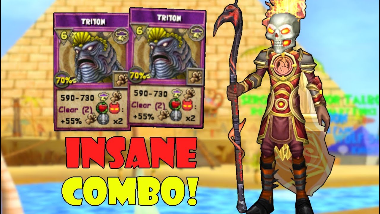 Wizard101 Max Fire PvP: FIRST TIME Using TRITON On The FIRE!