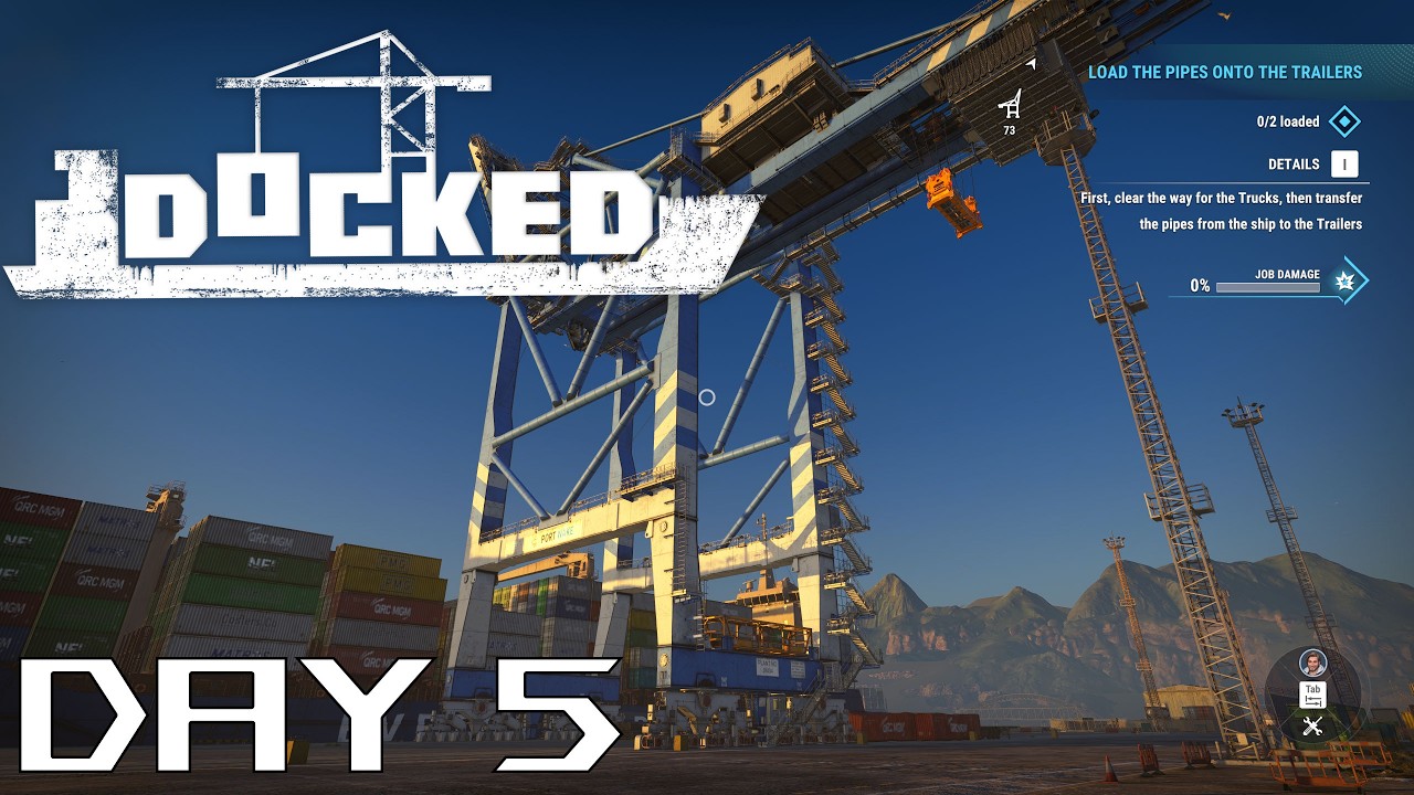 DOCKED. Can we run the PORT on HARD ! Day 5 | 1440p Ultra