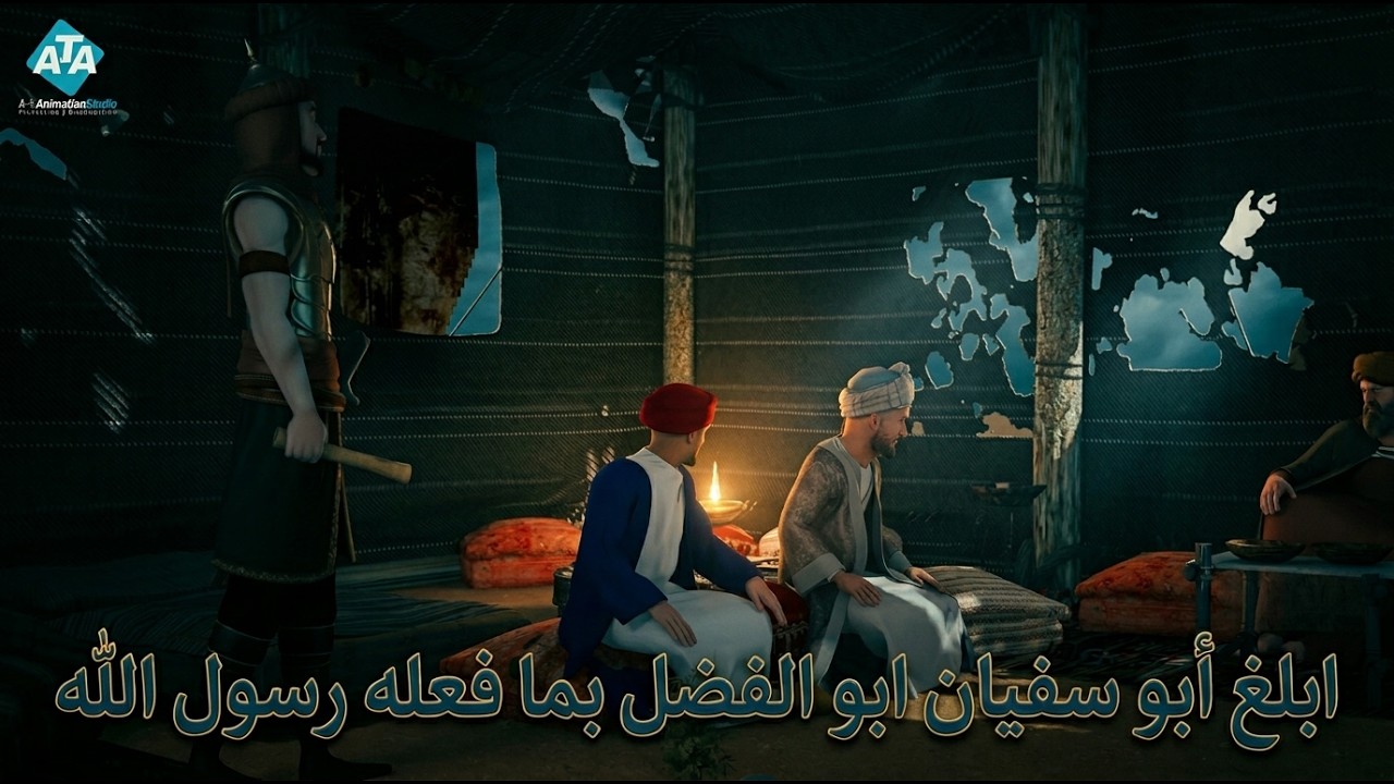 ابلغ أبو سفيان ابو الفضل بما فعله رسول الله.. لن تصدق رد فعل ابو الفضل