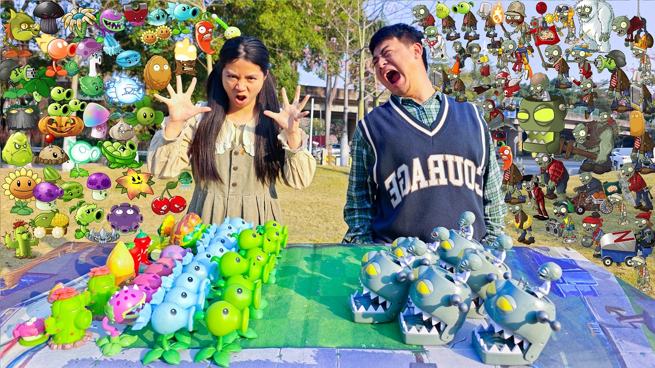 PLANTS VS ZOMBIES:30 Zombie King Battle - Hell Difficulty Level 1.