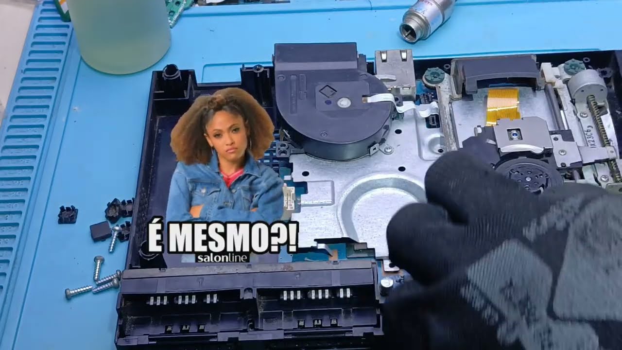 PS2 SEM IMAGEM/SINAL/TRAVA LED VERDE /TELA PRETA E SEM ÁUDIO? RESOLVIDO!