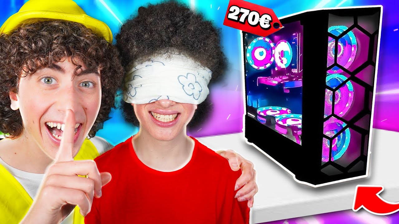 Sorprendo MIO FRATELLO con il PC DA GAMING DEI SUOI SOGNI! (con solo 270&euro;)