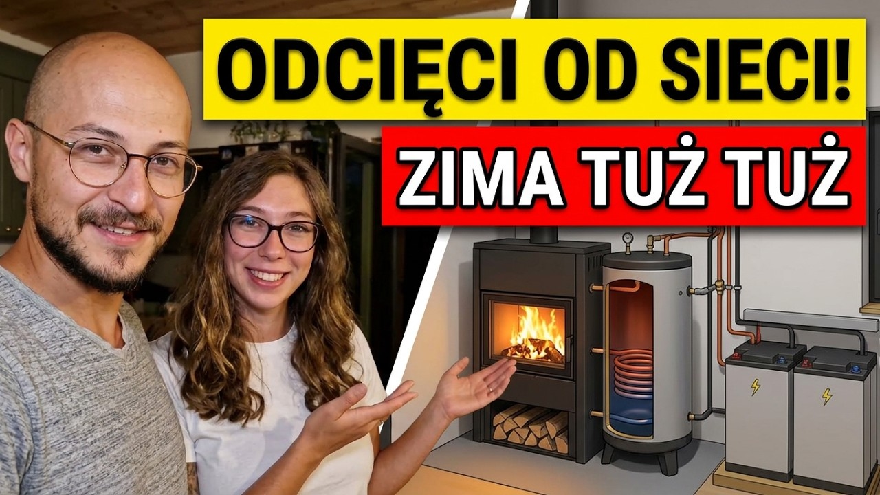 Jak przetrwać zimę w domu off-grid bez prądu z sieci?