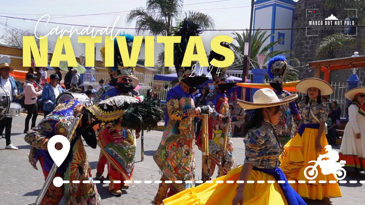 Detonaciones y danza en el CARNAVAL NATIVITAS, Tlaxcala.